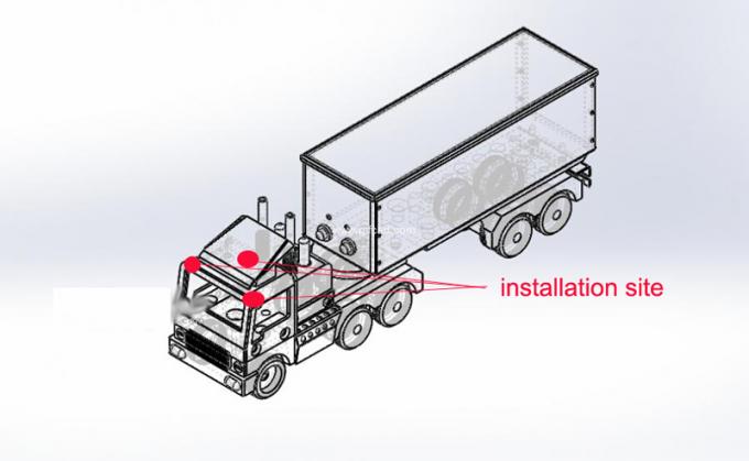 Vrachtwagenam Fm Rubberautoantenne voor Zwarte Pvc-het Zinklegering van Mastchrome